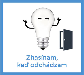 Zhasínám, keď odchádzam