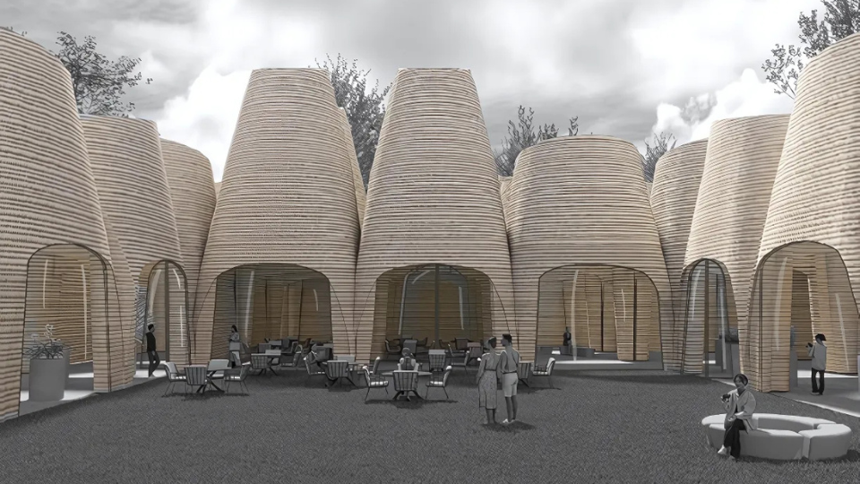 inovatívny materiálový výber architektúry