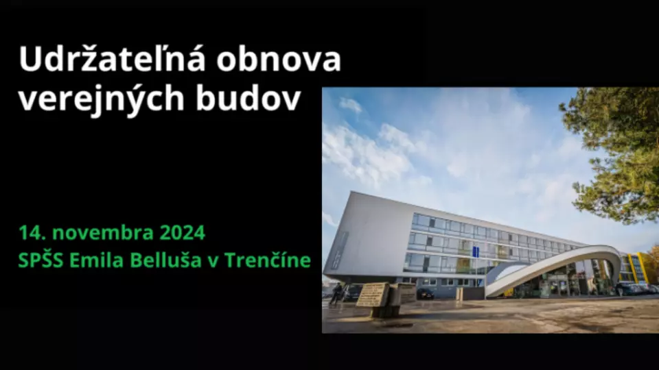 Udržateľná obnova verejných budov